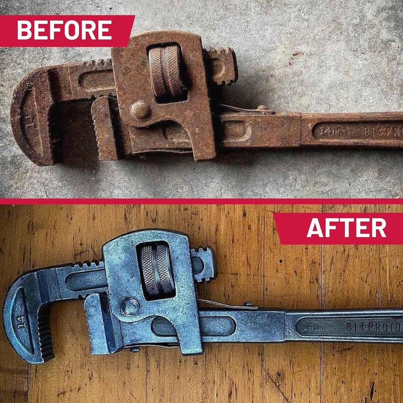 Non-toxic 1 Gallon Rust Remover - Perfect for Industrial & Household Metal Items gallery