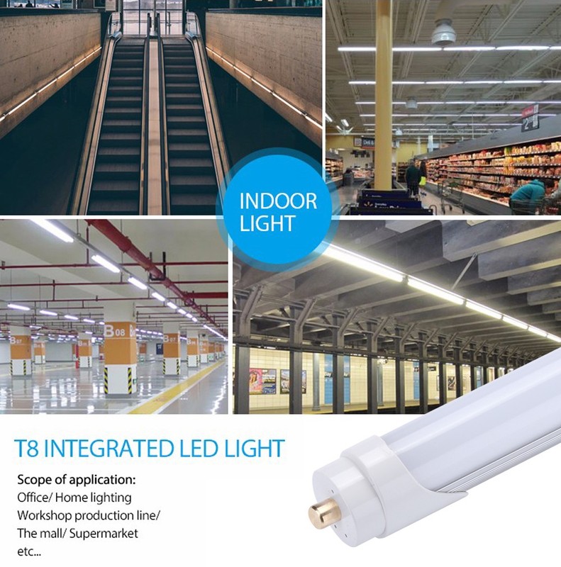 12Pack 8FT Led Shop Light FA8 45W Led Tube Light T8 T12 Single Pin 8 Foot Bulbs gallery