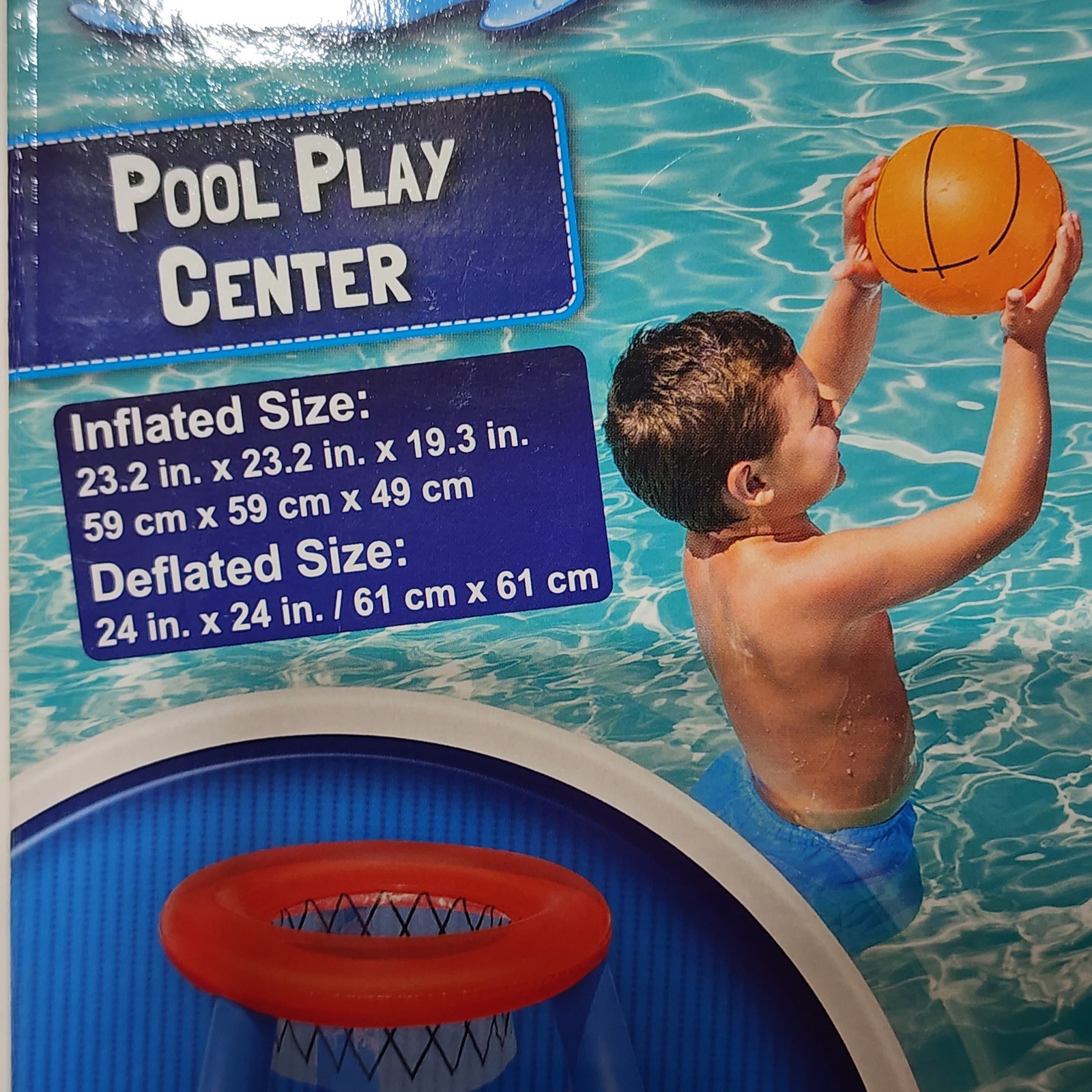 Bestway H2OGO! Inflatable Pool Play Center Basketball Hoop Ring Toss Game Ages gallery