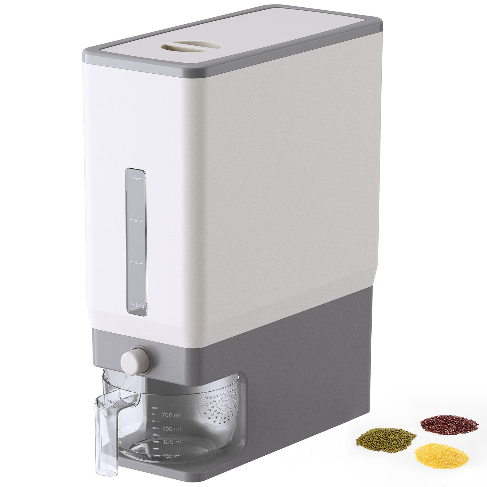 Lifewit Rice Dispenser 25 Lbs Rice Storage Container Moisture Proof gallery