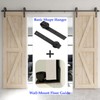 Sliding Barn Door Hardware Kit 4FT/5FT/6FT/6.6FT/7FT/8FT for Single/Double Doors gallery