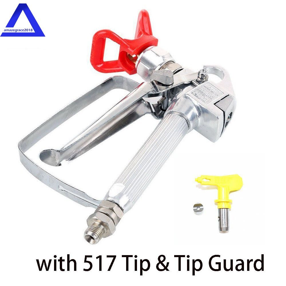 3600 psi Airless Paint Spray Gun 517 Spray Tip + Nozzle Guard for Sprayers gallery