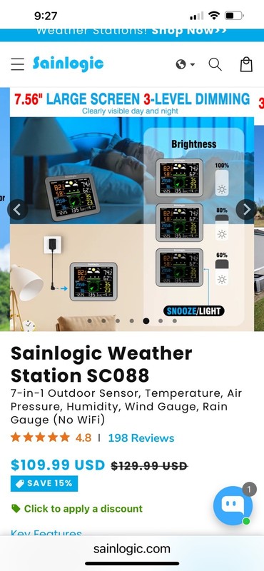 Sainlogic SC088 Wireless Weather Station gallery
