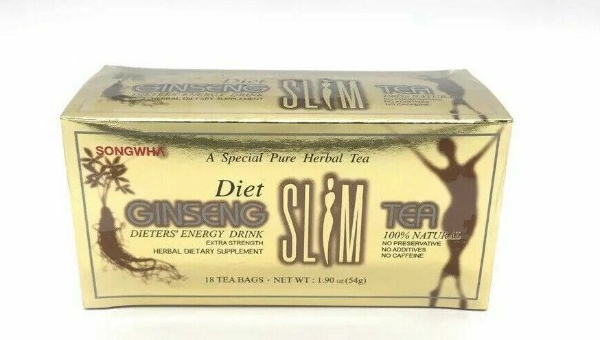 5 Boxes Diet Ginseng Slim Tea 18 Tea Bags Dieter Energy Drink Extra Strength gallery