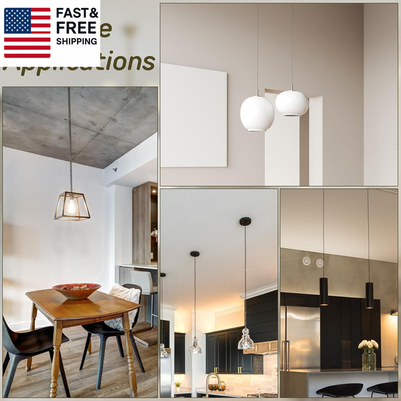 287COXLVN Freejack Pendant Socket, Chrome Nickel, Low Voltage, 50W Lamp Ma gallery
