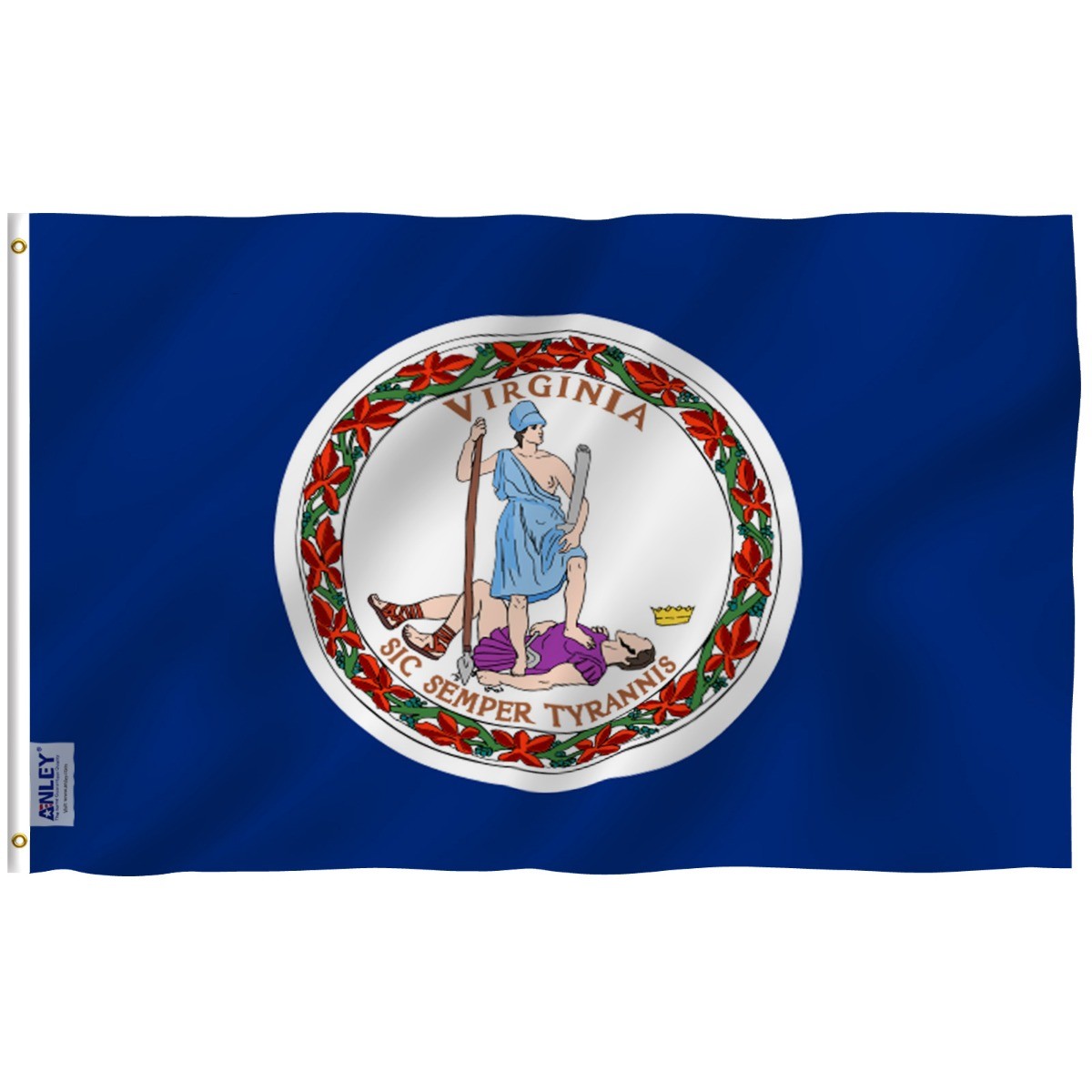 Anley Fly Breeze 3x5 Foot Virginia State Flag - Virginia VA State Flags gallery