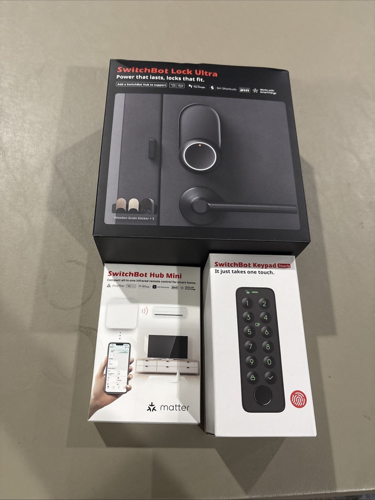 Switchbot Smart Lock Ultra with Keypad,Fingerprint Door Lock App Remote Control gallery
