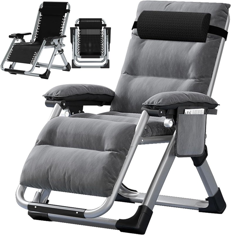 Begonia.K Zero Gravity Chair, Adjustable Reclining Lounge Padded Chair &Headrest gallery