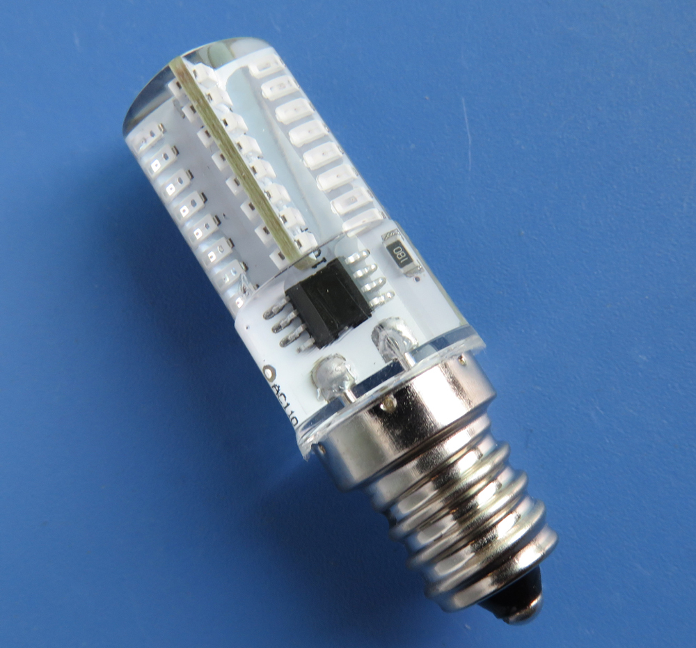 10pcs E12 Candelabra C7 LED bulb Red/Green/Blue Lamp 110V Decorative lights #H gallery