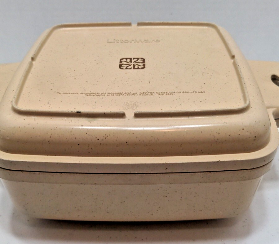 LittonWare Microwave Conventional Convectional Cooking Heating Square Dish BTBS4 gallery