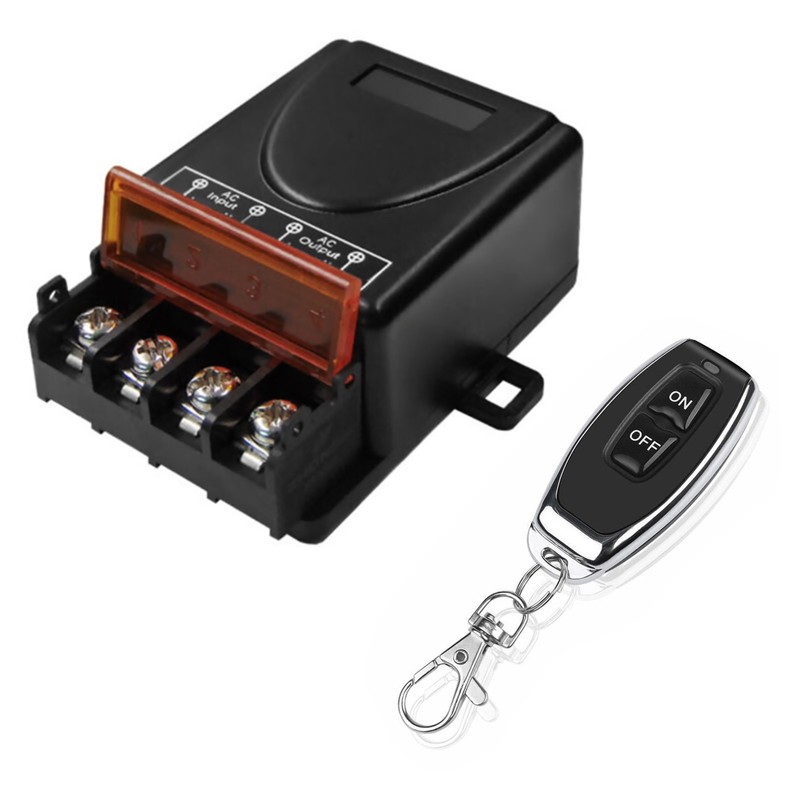 AC 90-220V 30A RF Relay Wireless Remote Control Switch + 433MHz Remote gallery