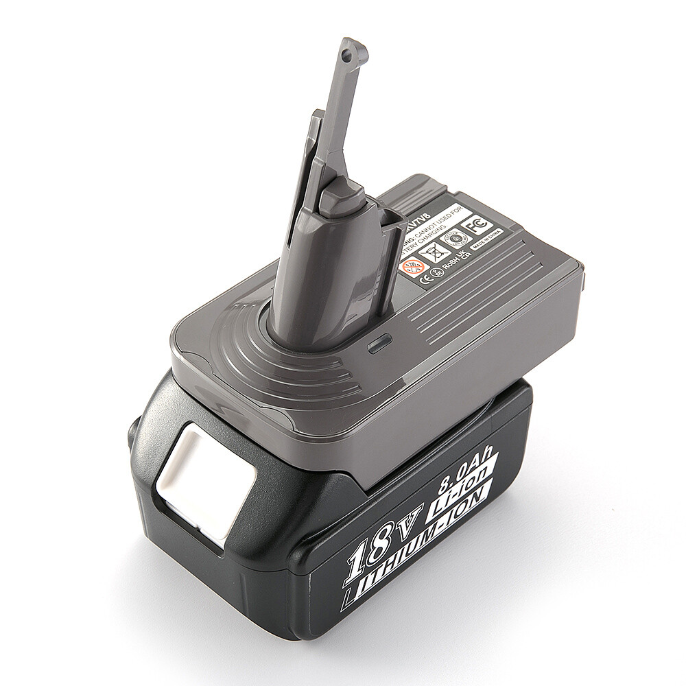 Adapter Vacuum Cleaner Convert for Makita 18V Battery to for Dyson DYS V7 / V8 gallery
