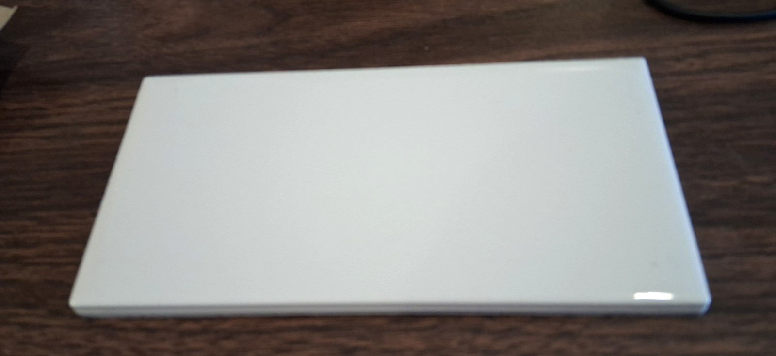 (1 PIECE) OFF-WHITE CREAM 3" X 6" GLOSSY RECTANGULAR CERAMIC TILE, MADE IN USA gallery