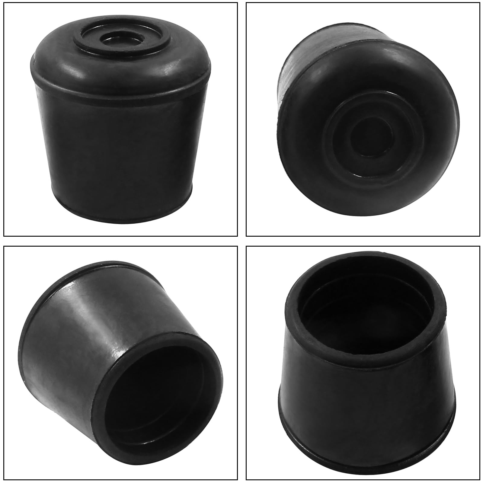 8Pcs 1-1/8 Inch (28mm) Chair Leg Tips Caps, Round Rubber Non-Slip Folding Chair gallery