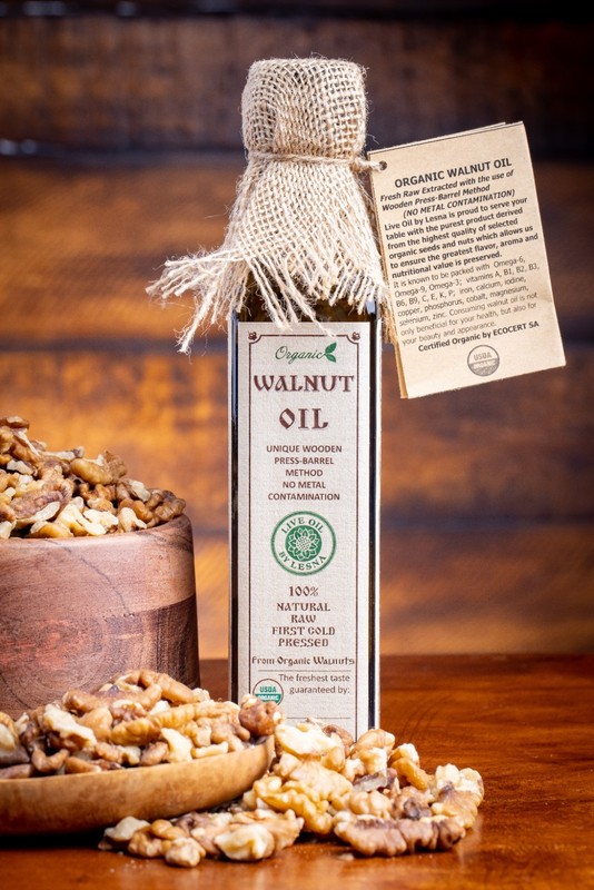 USDA Certified Organic Raw Cold Pressed Walnut Oil -Freshly Pressed gallery