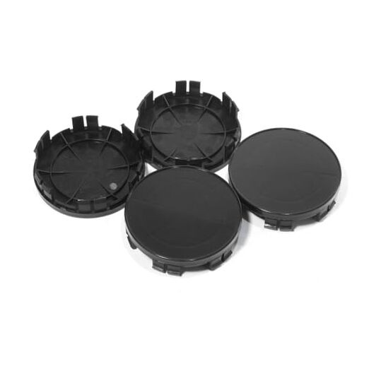 4Pcs 75mm(2.95in) Wheel Center Caps OD: 75mm/2.95in, ID: 71.2mm/2.80in Black gallery