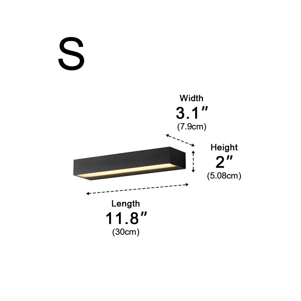 Minimalist Waterproof LED Black Modern Outdoor Wall Light gallery