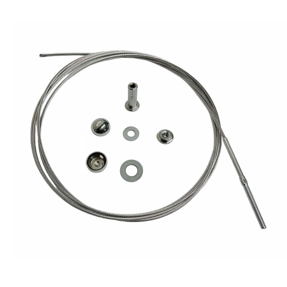 15ft 1/8" Cable Railing Kit,Stainless Steel 316 for Stair Deck Cable Rail System