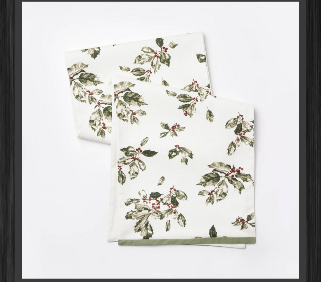 Threshold Studio McGee Floral Table Runner 14x72 gallery