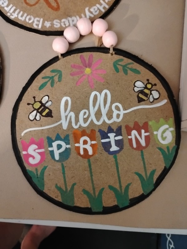 3 Homemade 8' Fall, Spring & Summer Door Signs gallery
