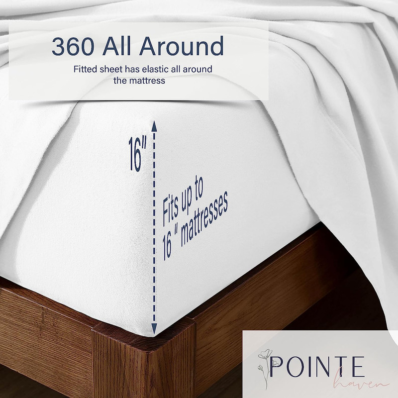 Heavy Weight Flannel Sheet Set, Twin, Snow Flakes - Warm & Cozy - 100% Cotton Fl gallery