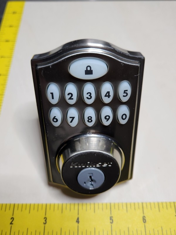 Kwikset Smartkey Deadbolt Cylinder Replacement 2 KEYS - Silver/Nickel 83373 gallery