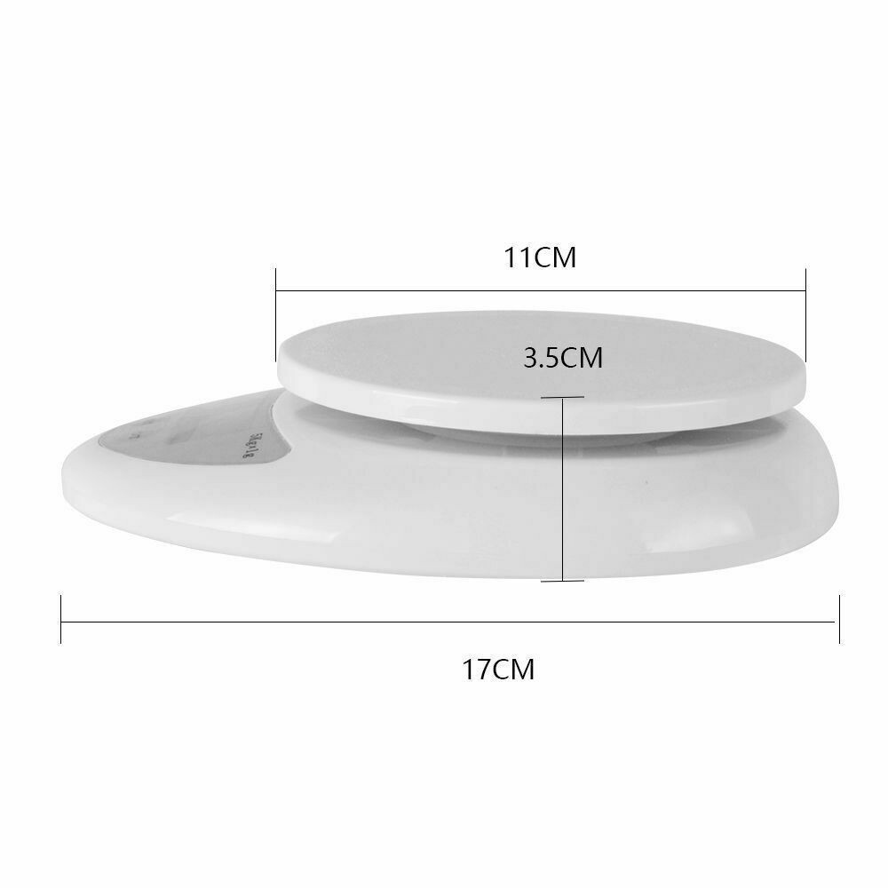 LCD Digital Kitchen Scale 11LBS Electronic Weight Diet Food Balance gallery