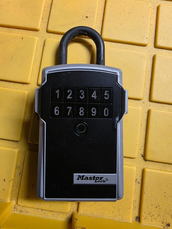 Master Lock Portable Bluetooth® Lock Box for Keys, Metal, 3-1/4 in — 7-13/64 in gallery