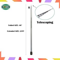EEZ RV Products Telescoping WindSock Pole 23FT or 32FT Fiberglass