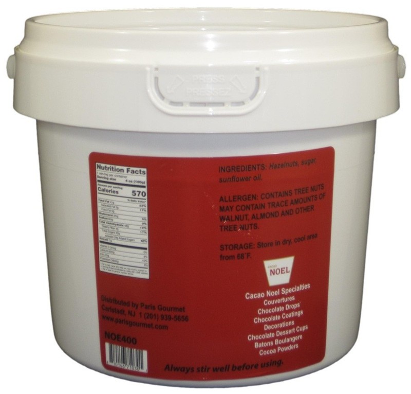 Cacao Noel Hazelnut Praline Paste, 50% - 10 Lbs gallery