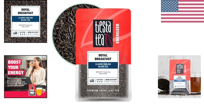 Royal Breakfast Loose Leaf Tea, Rich Malty Flavor in Resealable Pouch - 1.7 Oz gallery