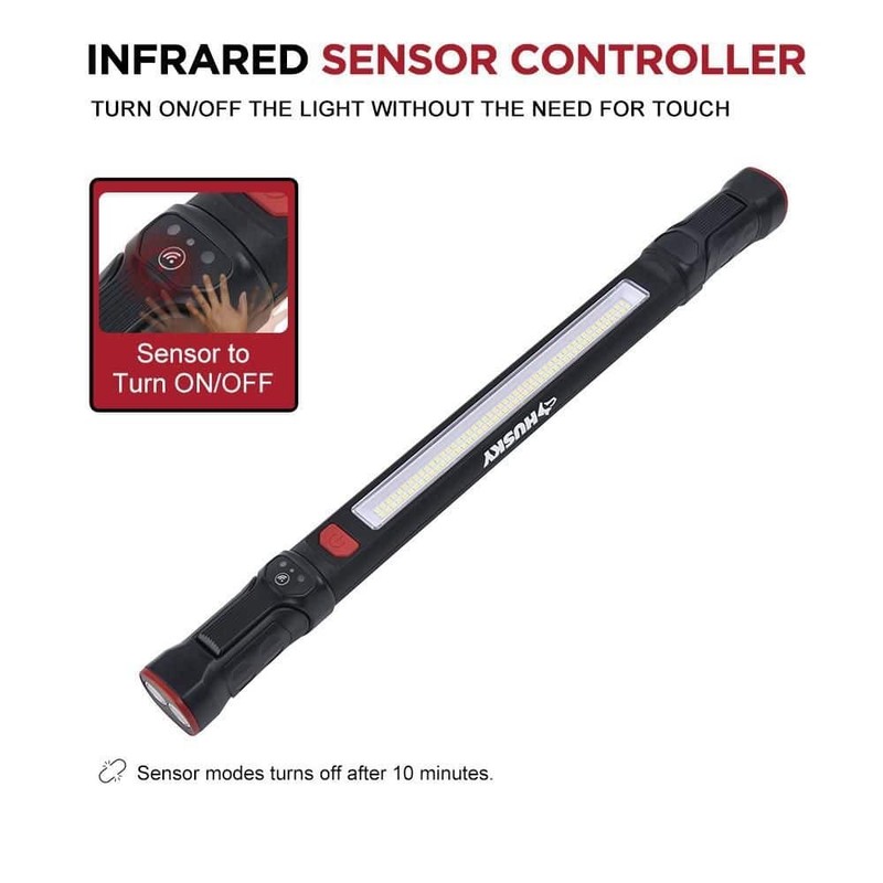 LED Work Light Rechargeable Infrared 2500 Lumen Touchless Infrared Magnetic gallery