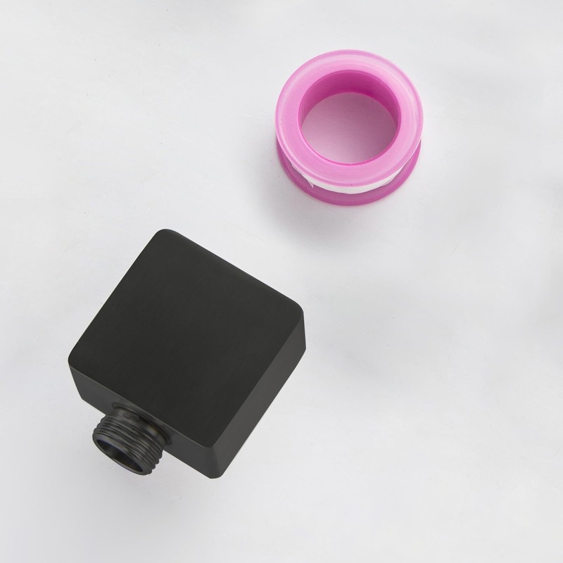 Wall Supply Elbow, Square Wall-Mount Supply Wall Elbow for Hand Held Shower, ... gallery