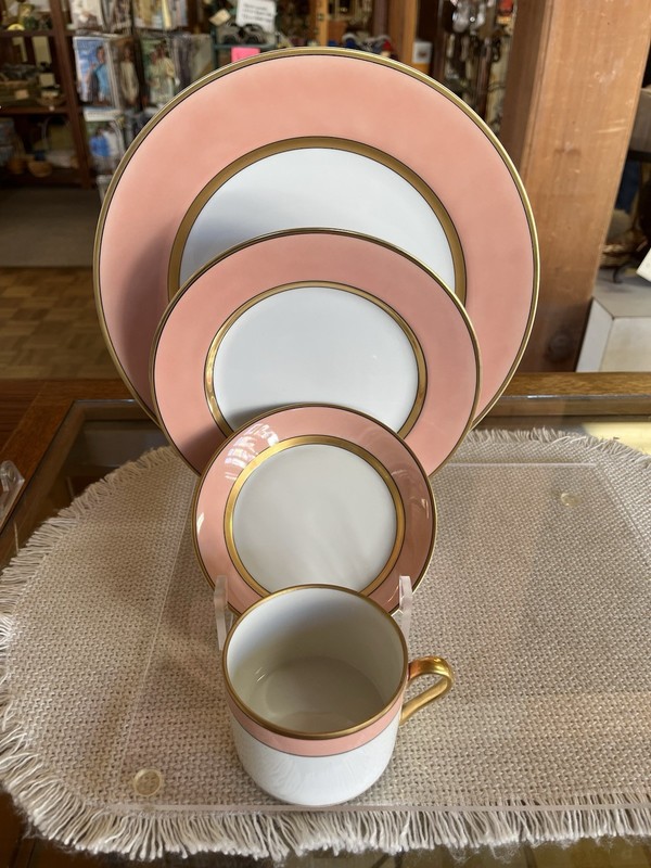 Fitz and Floyd Renaissance Peach Four Pc Place Setting Included NOS 3 Available gallery