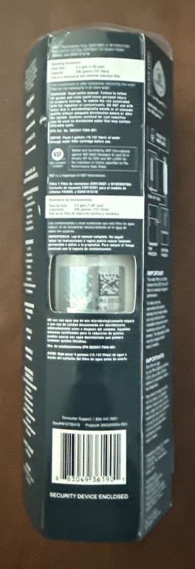 Whirlpool EveryDrop 1 Refrigerator White Water Filter - EDR1RXD1 gallery