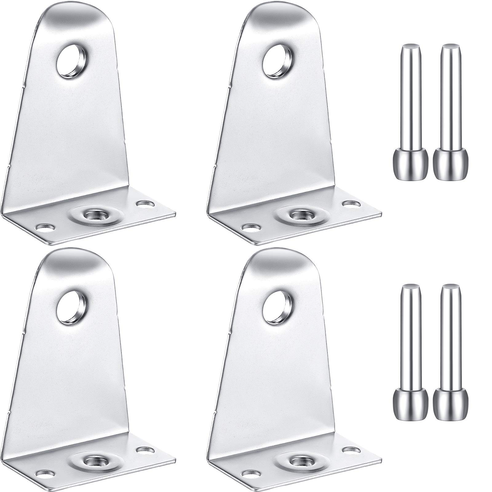 4 Pcs Metal Blind Hold Down Brackets Bottom Rail Holder Replacements gallery