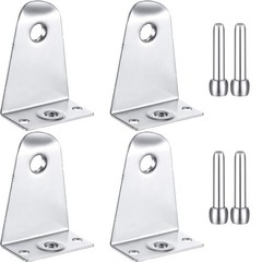 4 Pcs Metal Blind Hold Down Brackets Bottom Rail Holder Replacements