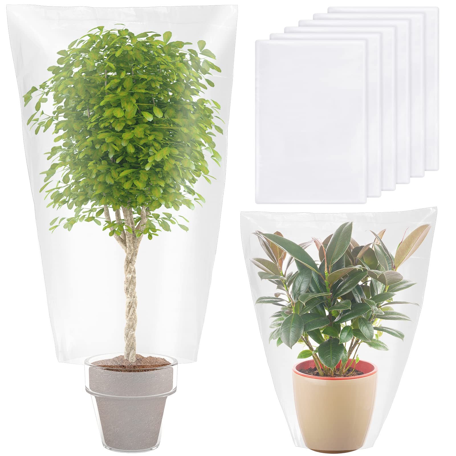 Winter Plant Covers 6 Pcs Waterproof Frost Protection for Outdoor Gardens gallery