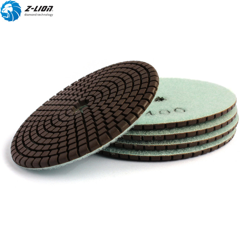 4'' Copper Diamond Polishing Pads Grinding Disc Wet Used Granite Marble Stone gallery