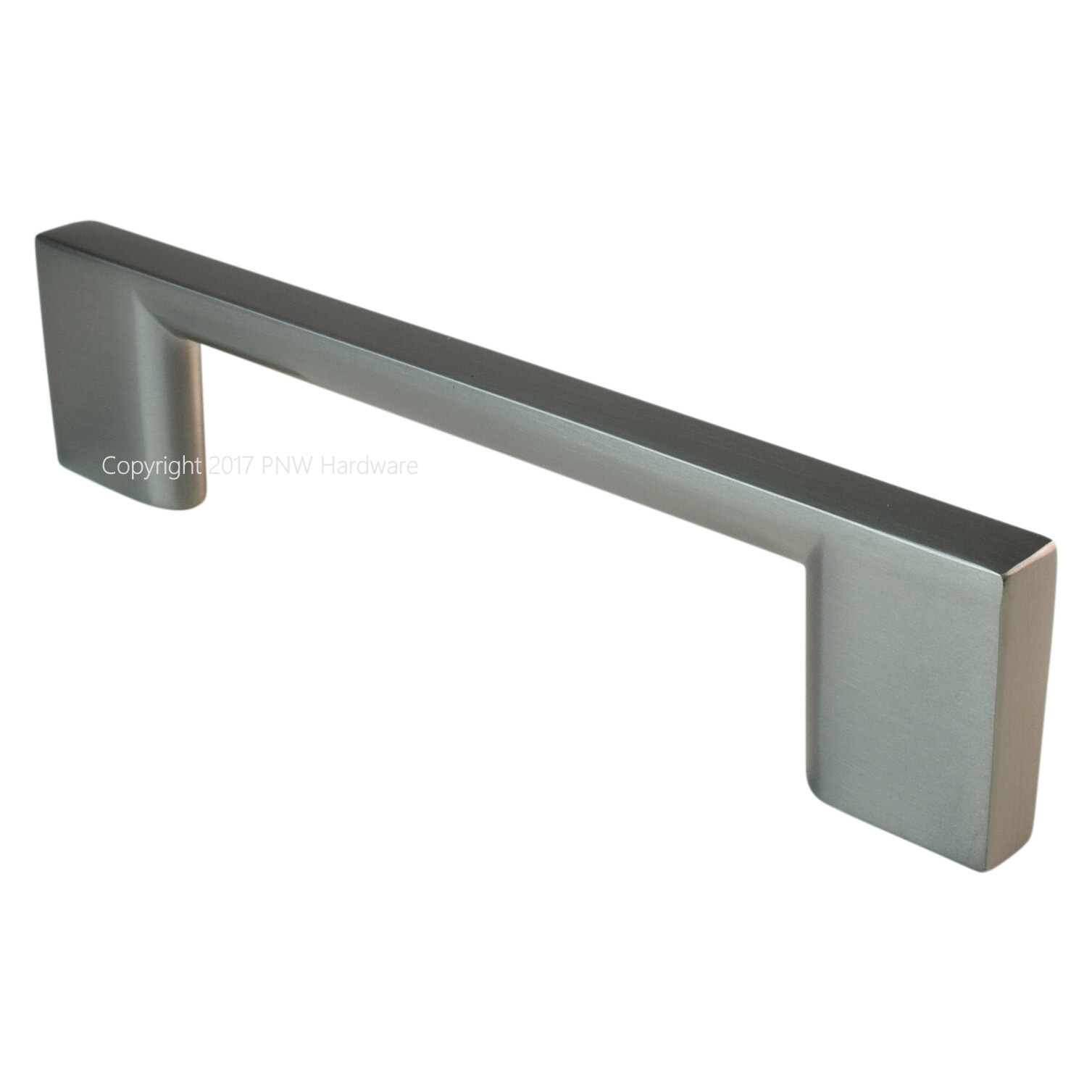 Jeffrey Alexander Sutton 635-96SN Satin Nickel Square Cabinet Pull 3.75" (96mm) gallery