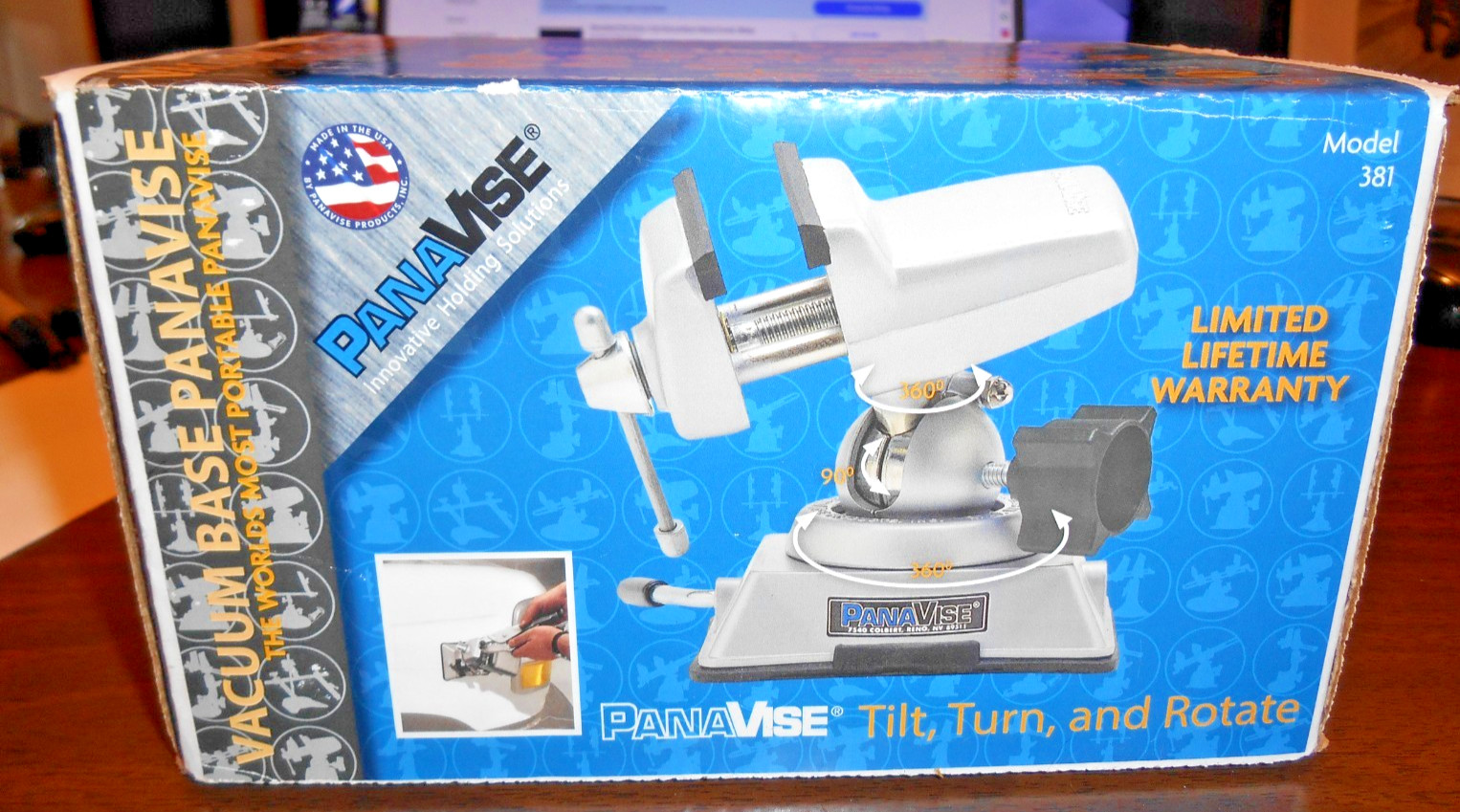 Panavise 381 2-1/2" Light Duty Multi-Angle Vise With Swivel Base gallery