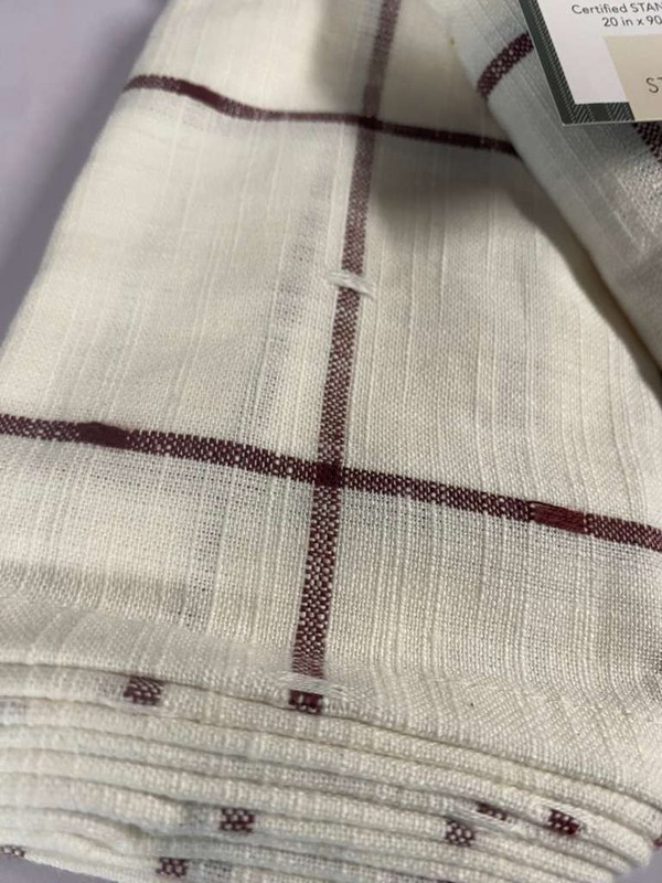 90 X 20 Cotton Windowpane Table Runner - Threshold Designed with Studio McGee gallery