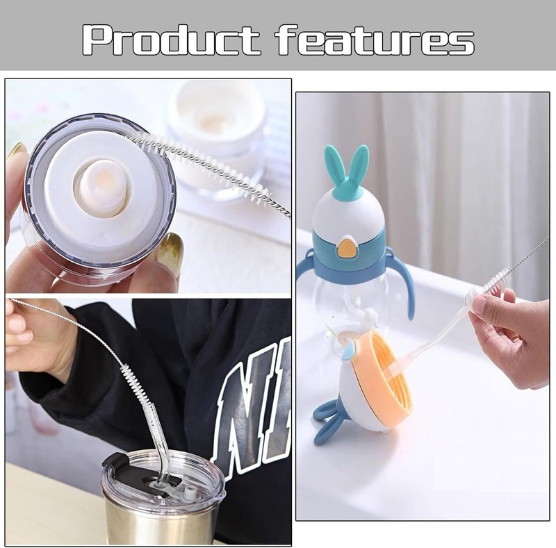 Bottle Cleaner Brushes Set Pipe Bong Cleaner Glass Tube Cleaning Brush Household gallery