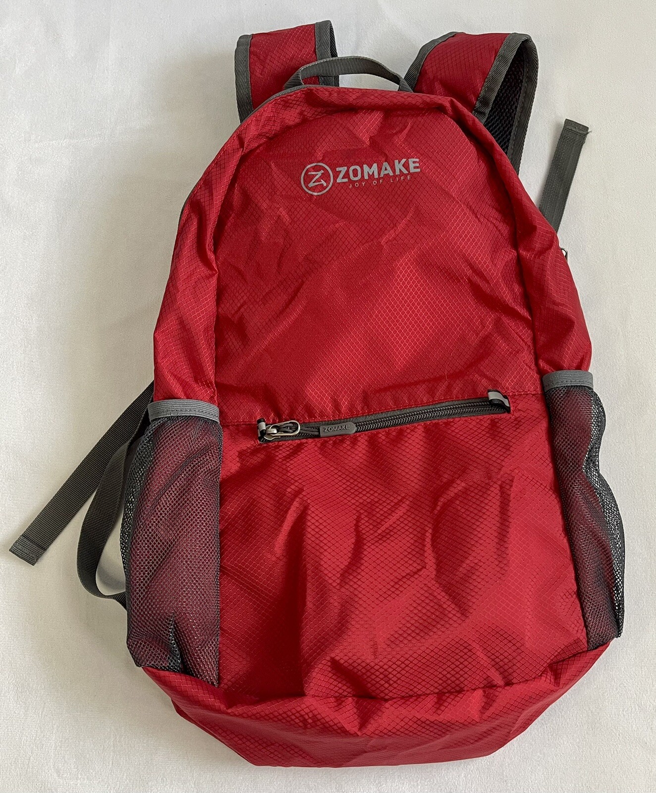 ZOMAKE Red Ultra Lightweight Packable Backpack H2O Resistant Hiking Daypack