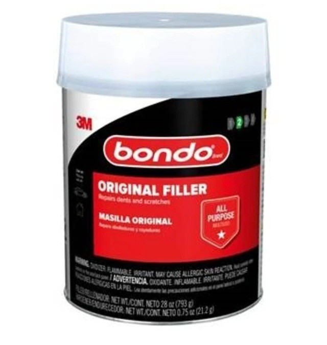 BONDO QR-QT-ES QUART ORIGINAL INTERIOR / EXTERIOR ALL PURPOSE PUTTY FILLER gallery