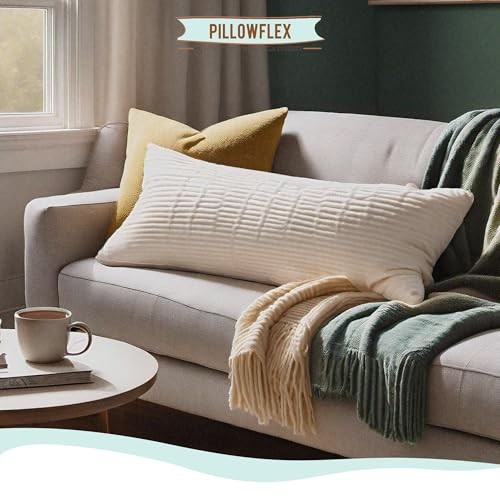 Premium Polyester Throw Pillow Insert - 12x18- Ultra Soft 12 Inch by 18 Inch gallery