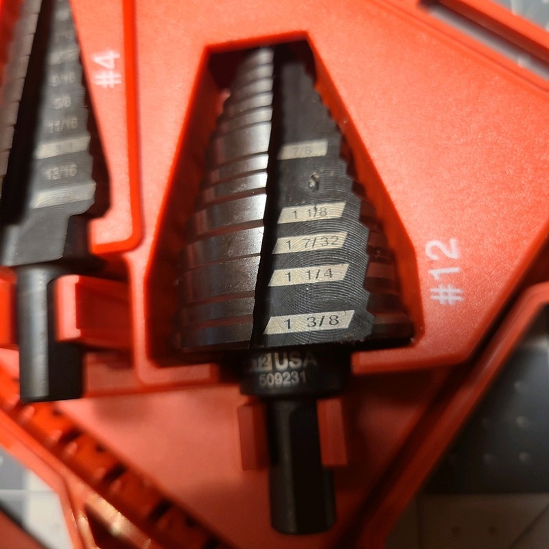 Milwaukee 4 Pieces Step Drill Bit Set - 48-89-9223 gallery