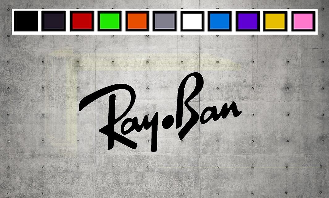 Ray Ban LOGO Vinyl Decal Sticker Emblem Car Truck Window 4" 6" 8" gallery