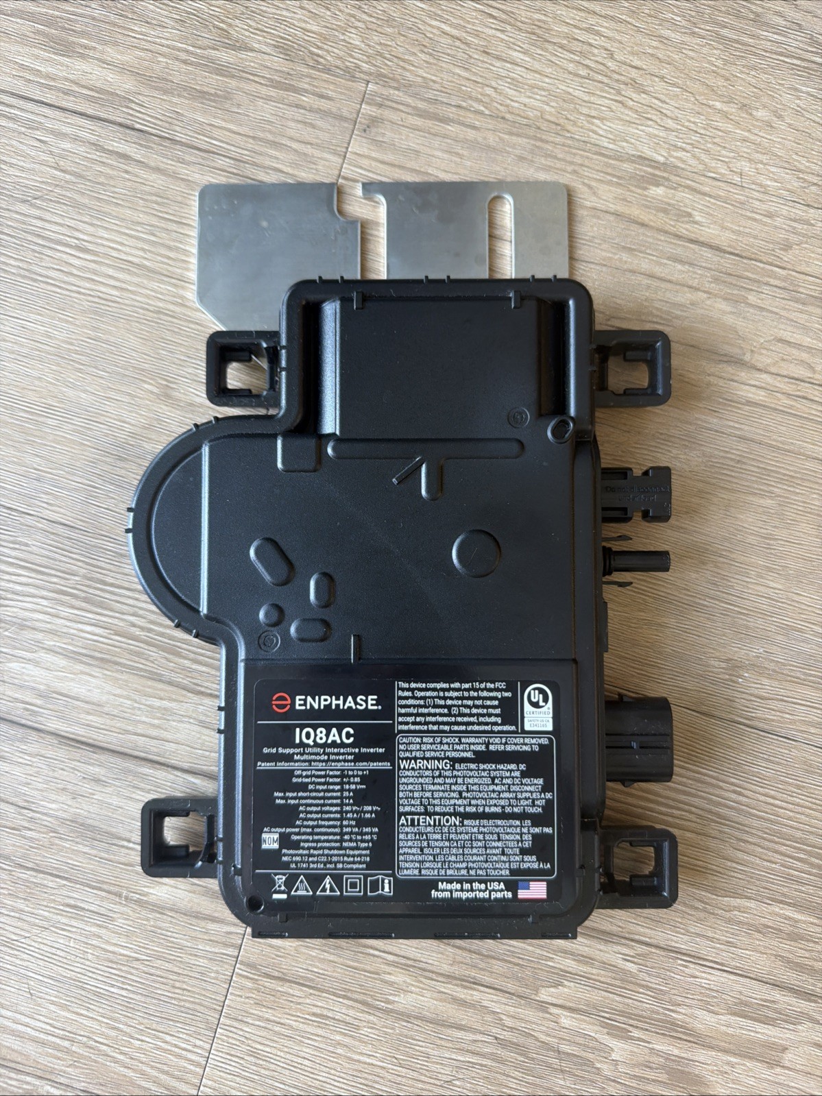 Microinverter ( IQ8AC-72-M-US ) MC4 Wire Connector gallery