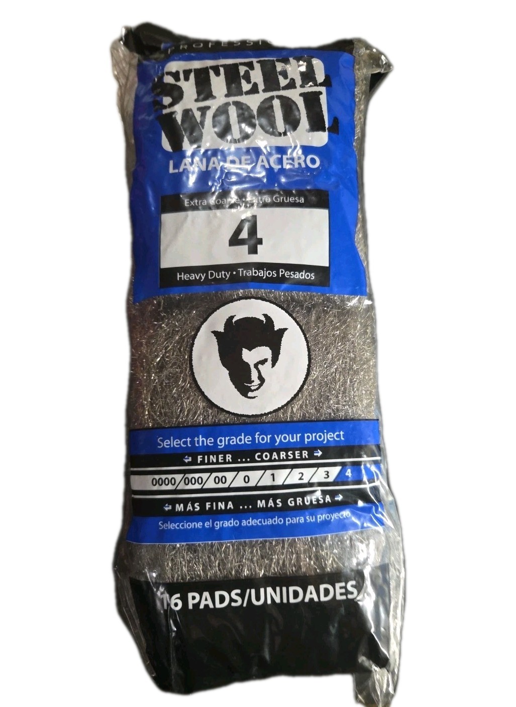Red Devil - 4 Grade Steel Wool: Extra Coarse Pack of 16 gallery